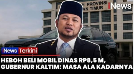 mobil dinas gubernur kaltim