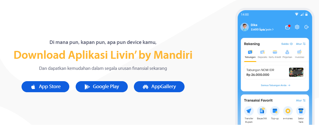 saldo minum bank mandiri